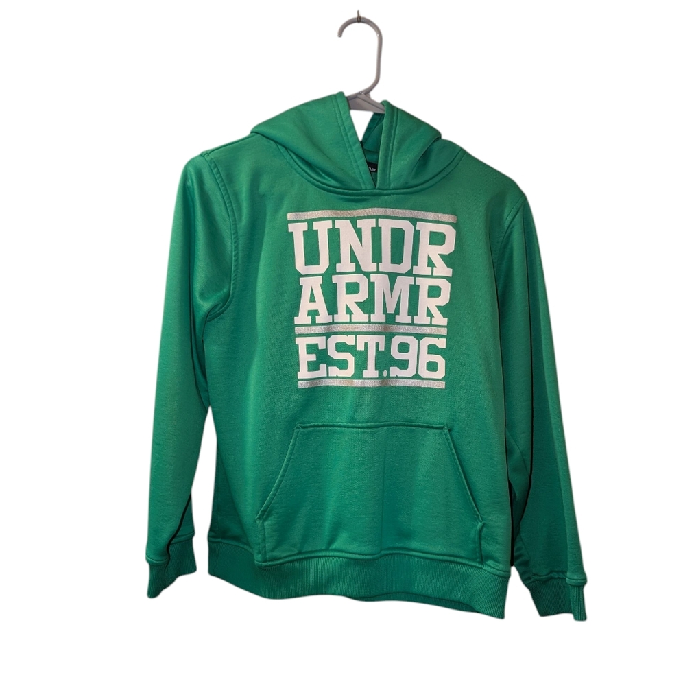 Under Armour Vibrant Green Hoodie (YLG)